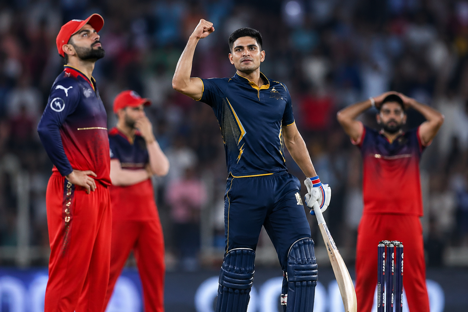 Gill’s Blitz Seals Gujarat Titans’ Chase as RCB Falter in Ahmedabad Thriller